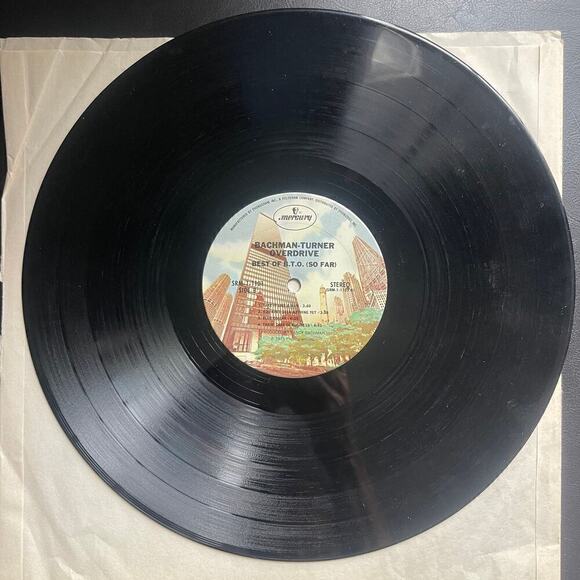 Bachman-Turner Overdrive Best of B.T.O "So Far" 1975 Mercury Vinyl LP - Picture 4 of 4